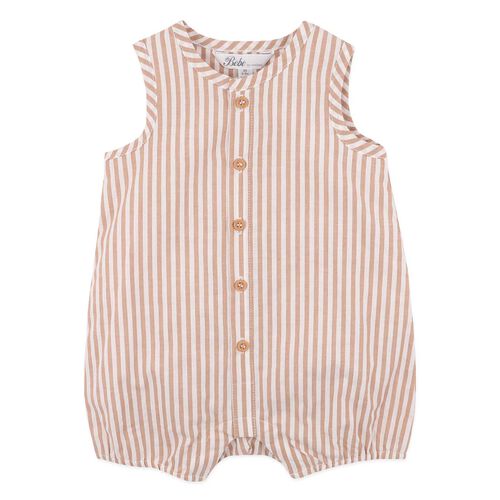 B&eacute;b&eacute; Brady Stripe Woven Romper
